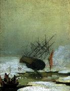 Caspar David Friedrich Wreck in the Sea of Ice oil